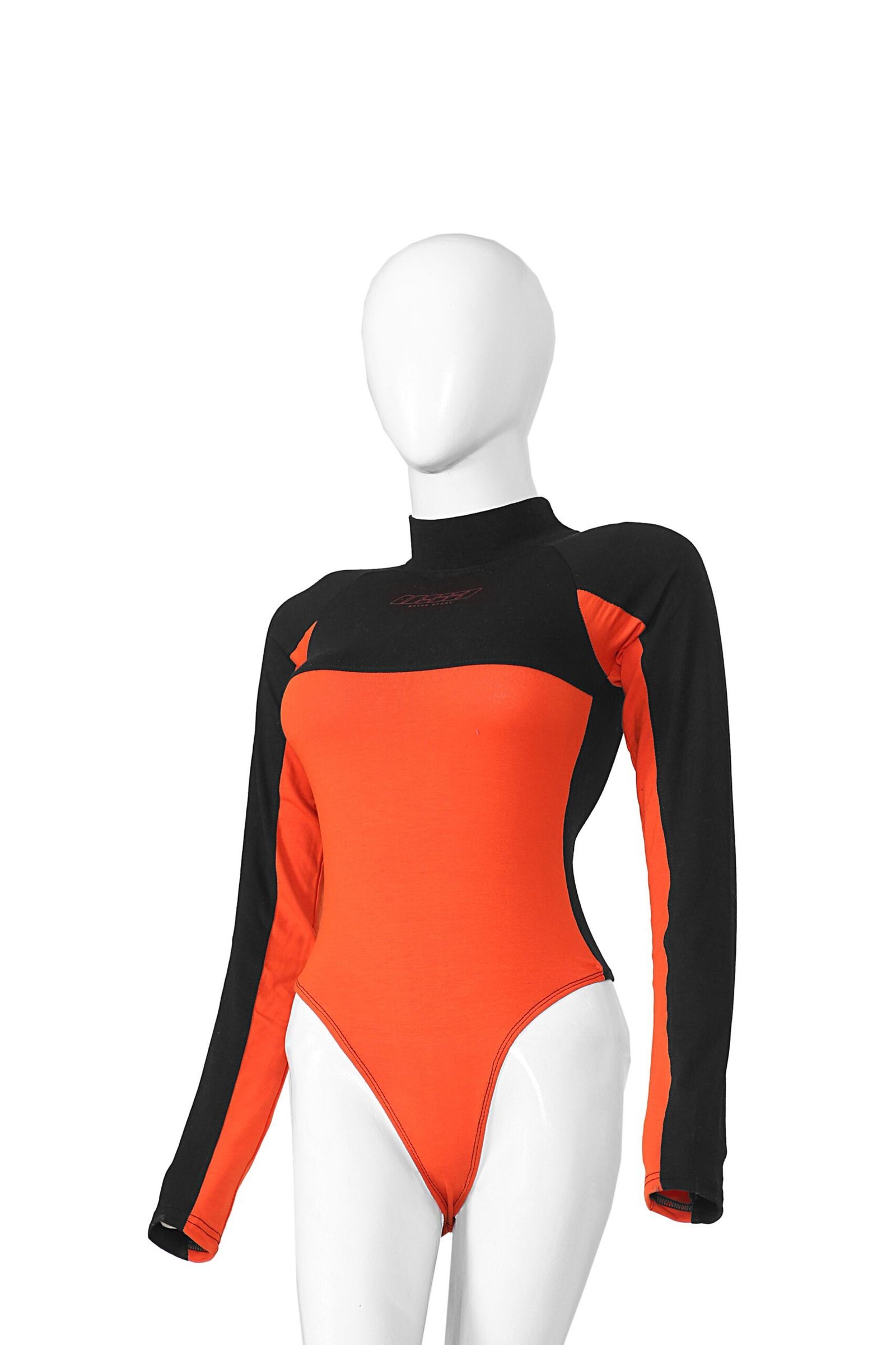 High Neck Body Suit S/Less