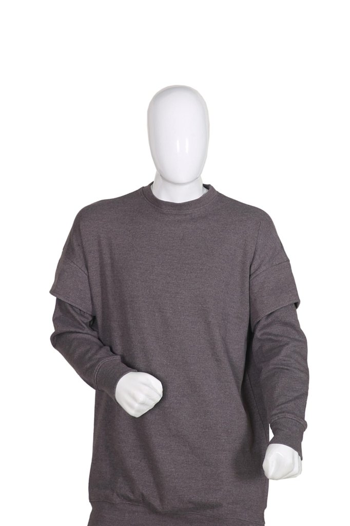 Rib Layer Jumper Dress